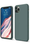 Mey İthalat® iPhone 11 Pro Kılıf First Silikon - Koyu Yeşil