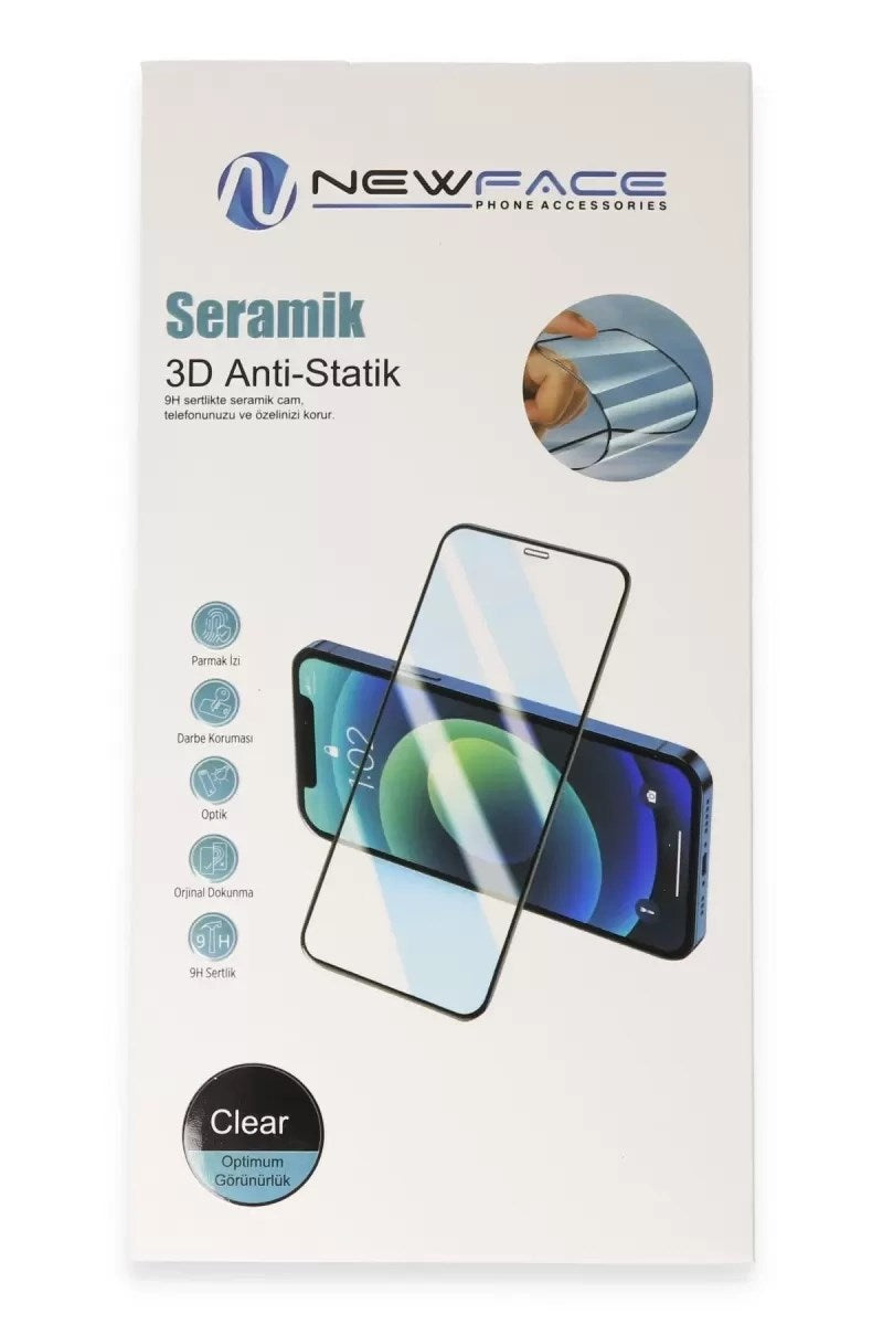 Mey İthalat® Redmi 15C 4G 3D Antistatik Seramik Nano Ekran Koruyucu - Siyah