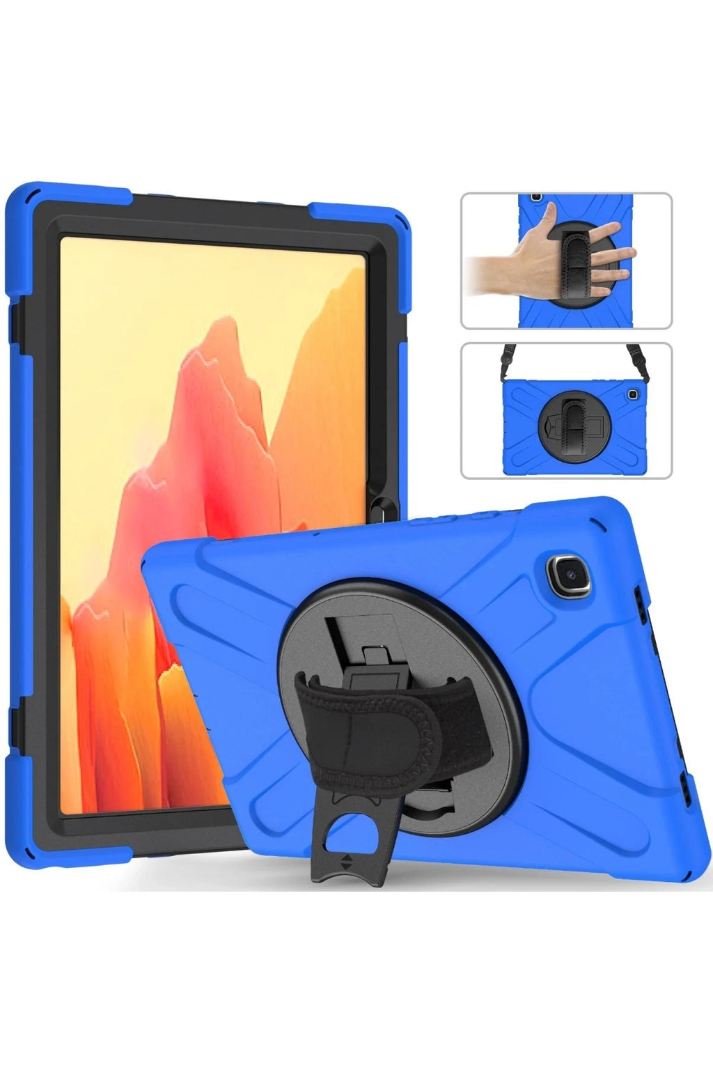 Mey İthalat® Samsung Galaxy T220 Tab A7 Lite 8.7 Kılıf Amazing Tablet Kapak - Mavi