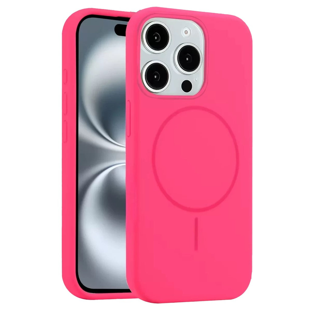 Mey İthalat® iPhone 14 Pro Max Kılıf Jully Magsafe Kapak - Pembe