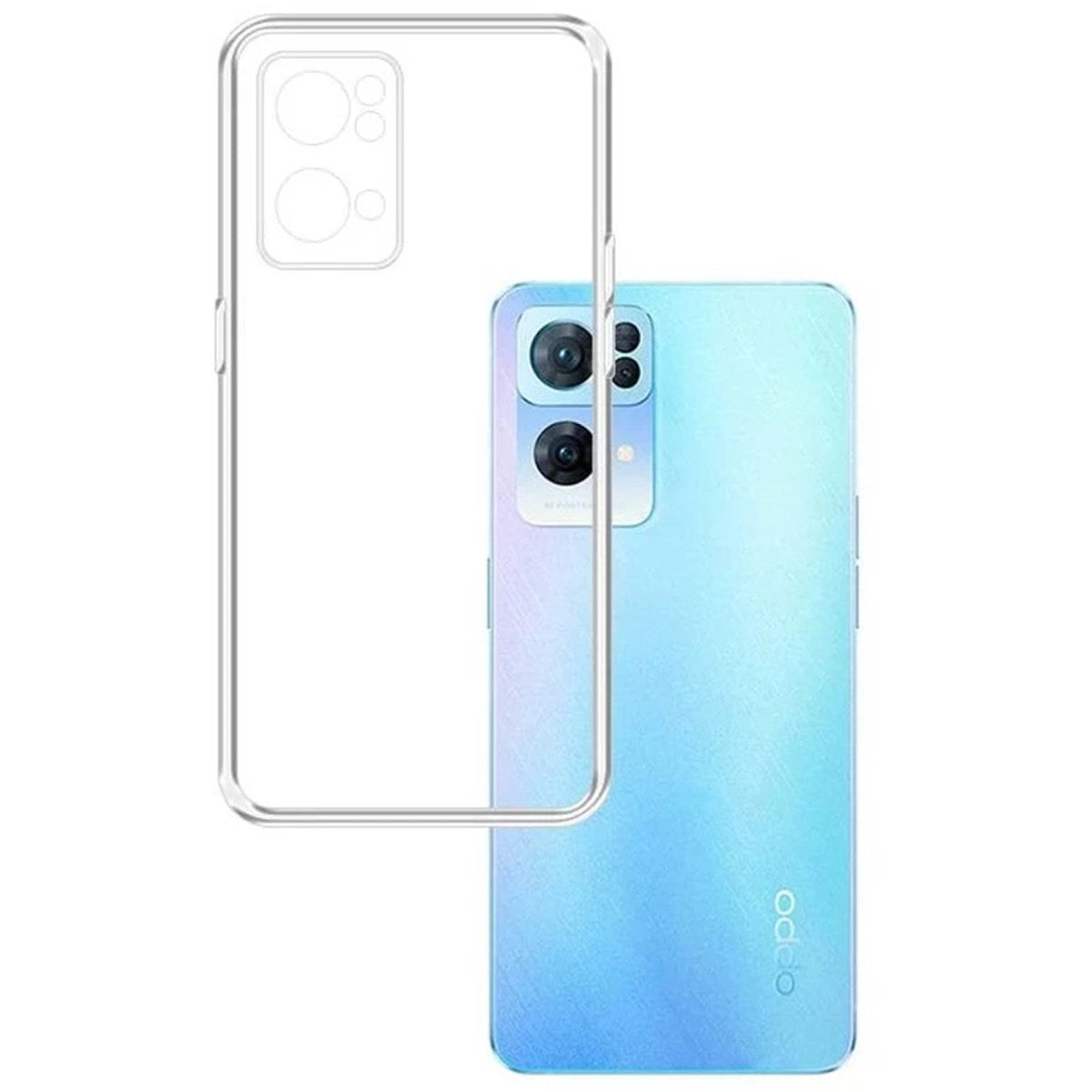 Mey İthalat® Reno 7 Lite Kılıf Lüx Şeffaf Silikon
