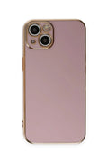 Mey İthalat® iPhone 15 Kılıf Volet Silikon - Mor
