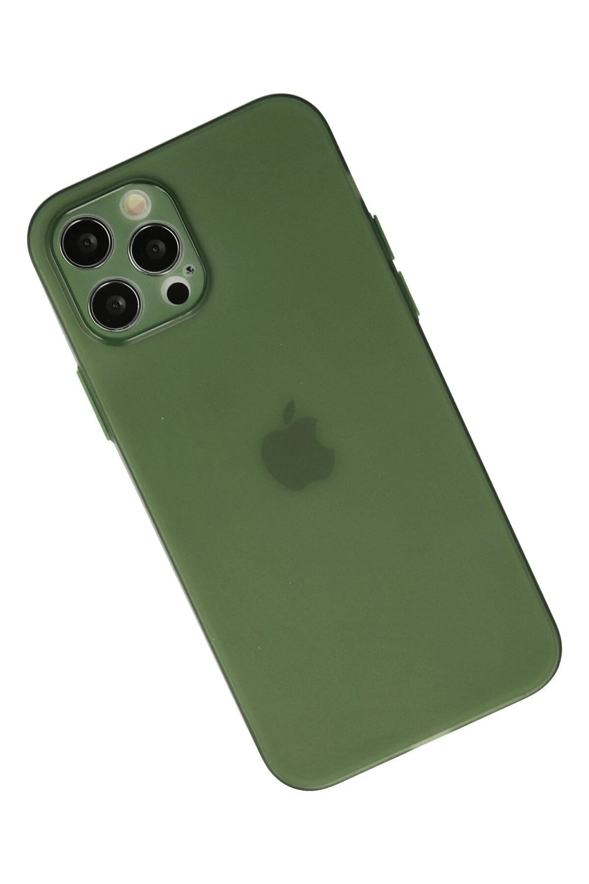 Mey İthalat® iPhone 12 Pro Max Kılıf Puma Silikon - Yeşil