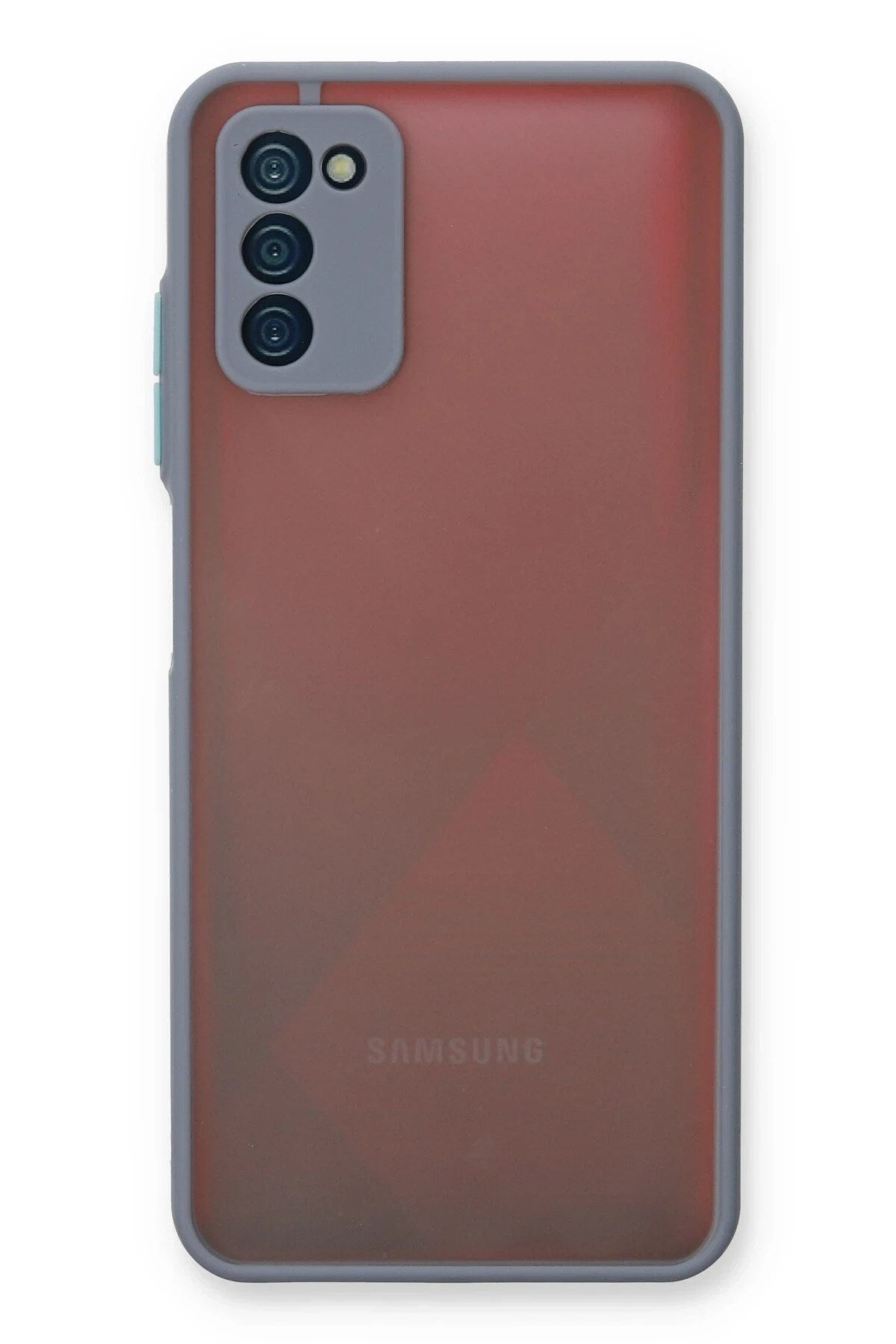 Mey İthalat® Samsung Galaxy A03S Kılıf Montreal Silikon Kapak - Gri