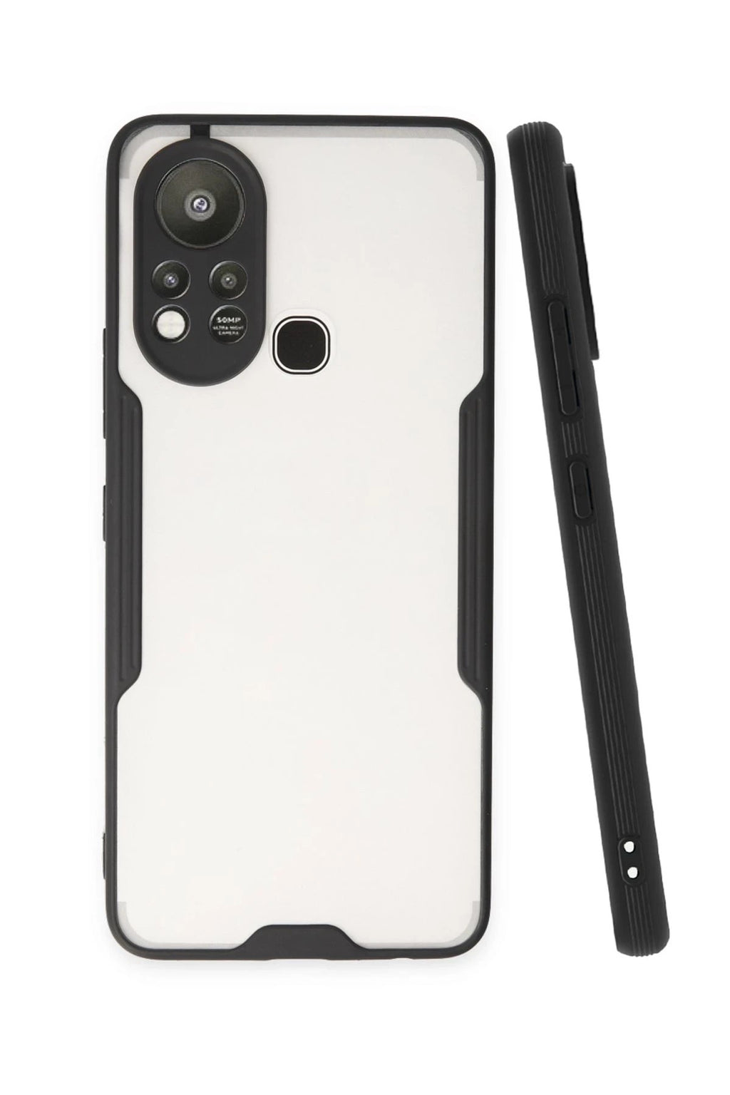 Mey İthalat® İnfinix Hot 11s Kılıf Platin Silikon - Siyah