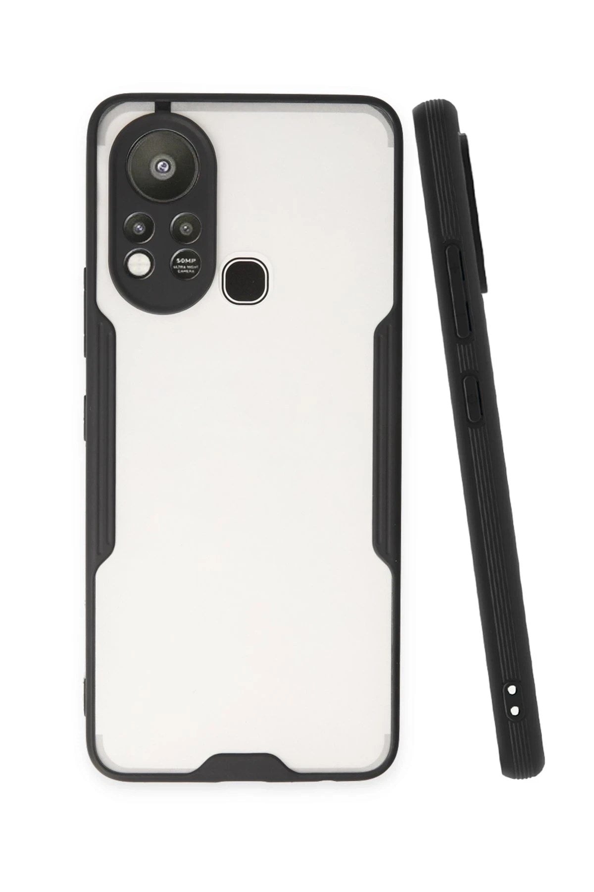 Mey İthalat® İnfinix Hot 11s Kılıf Platin Silikon - Siyah