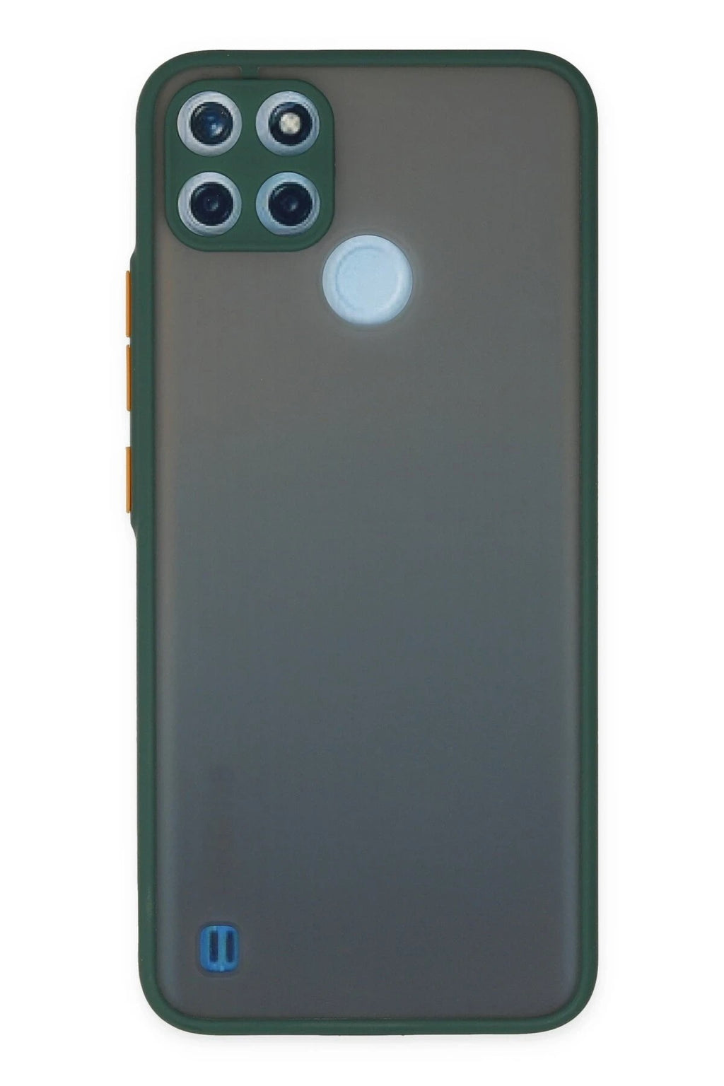 Mey İthalat® Realme C21Y Kılıf Montreal Silikon Kapak - Yeşil