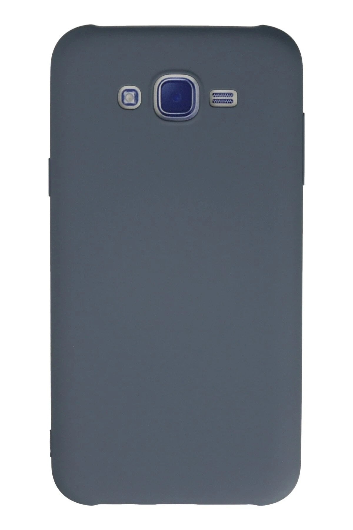 Mey İthalat® Samsung Galaxy J7 Kılıf Nano içi Kadife Silikon - Gri