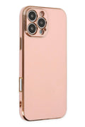 Mey İthalat® iPhone 16 Pro Kılıf Volet Silikon - Pembe