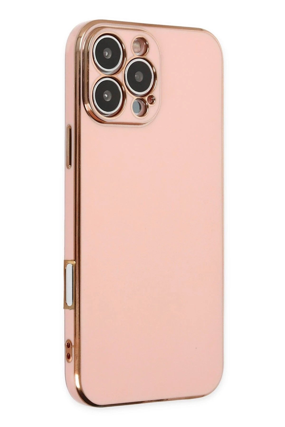 Mey İthalat® iPhone 16 Pro Kılıf Volet Silikon - Pembe