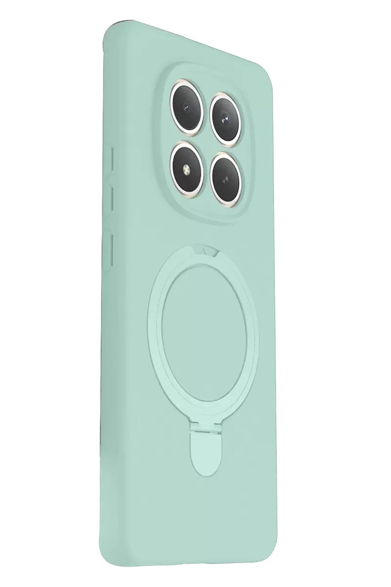 Mey İthalat® Redmi Note 15 Pro 5G Regal Magsafe Standlı Kapak - Su Yeşili