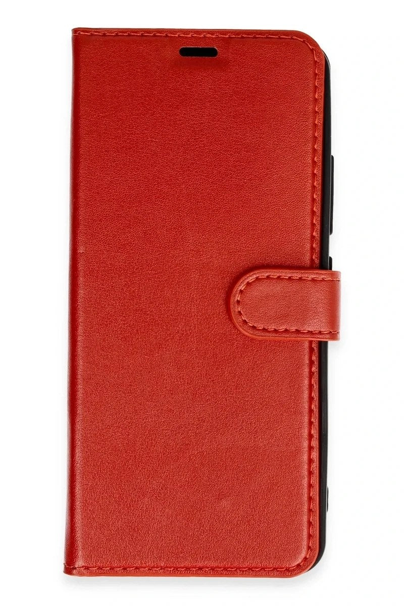 Mey İthalat® Mi 8 Trend S Plus Kapaklı Kılıf - Kırmızı