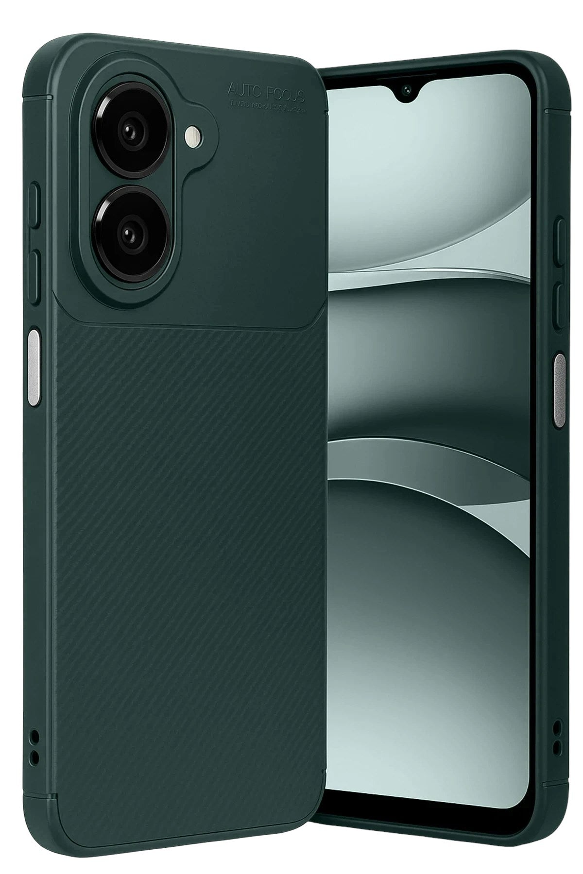 Mey İthalat® Samsung Galaxy A07 4G Auto Focus Karbon Kapak - Koyu Yeşil