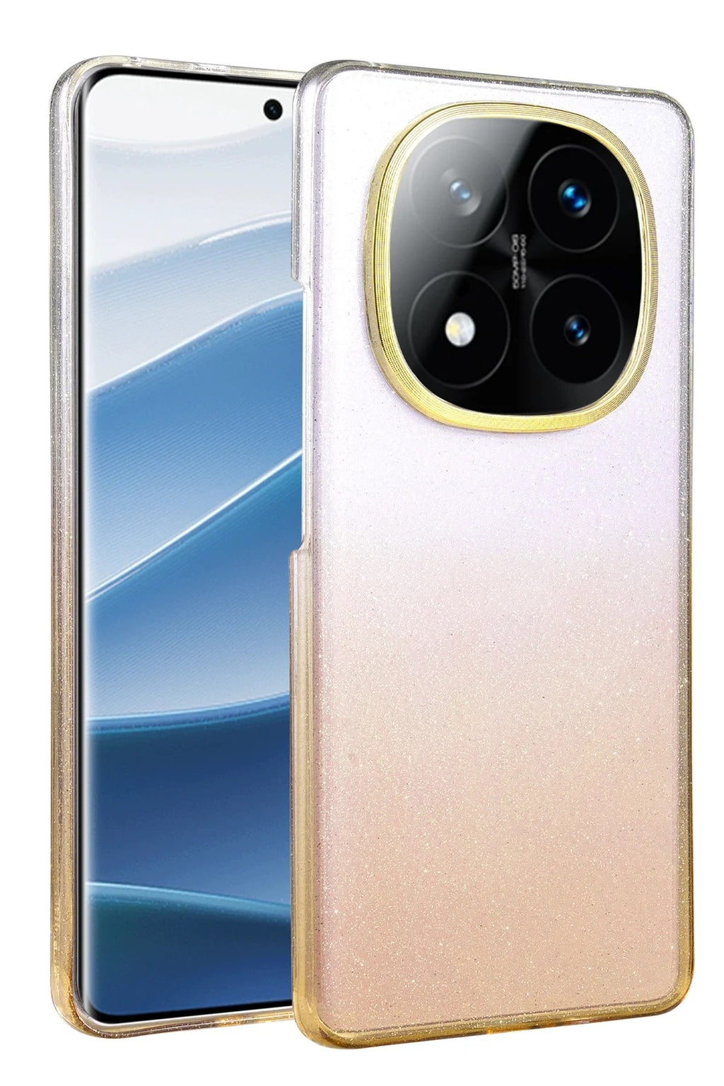 Mey İthalat® Redmi Note 14 Pro 5G Glossy Kapak - Çöl Titanyum