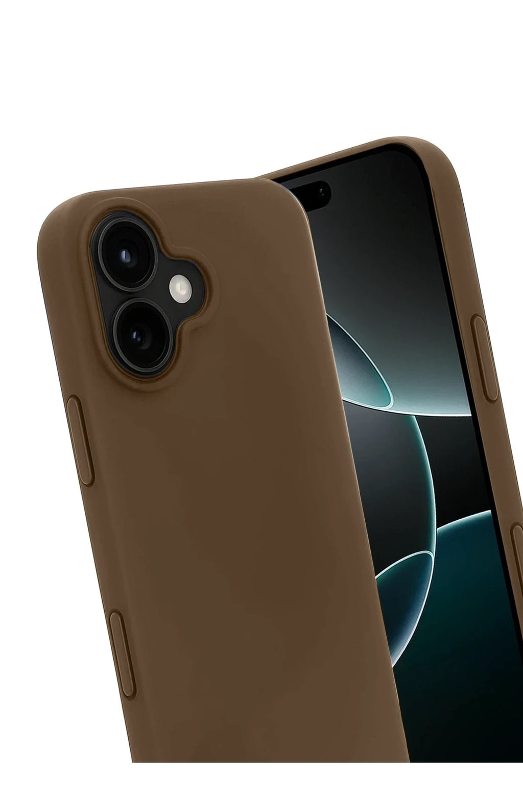 Mey İthalat® iPhone 17 First Silikon - Kahverengi