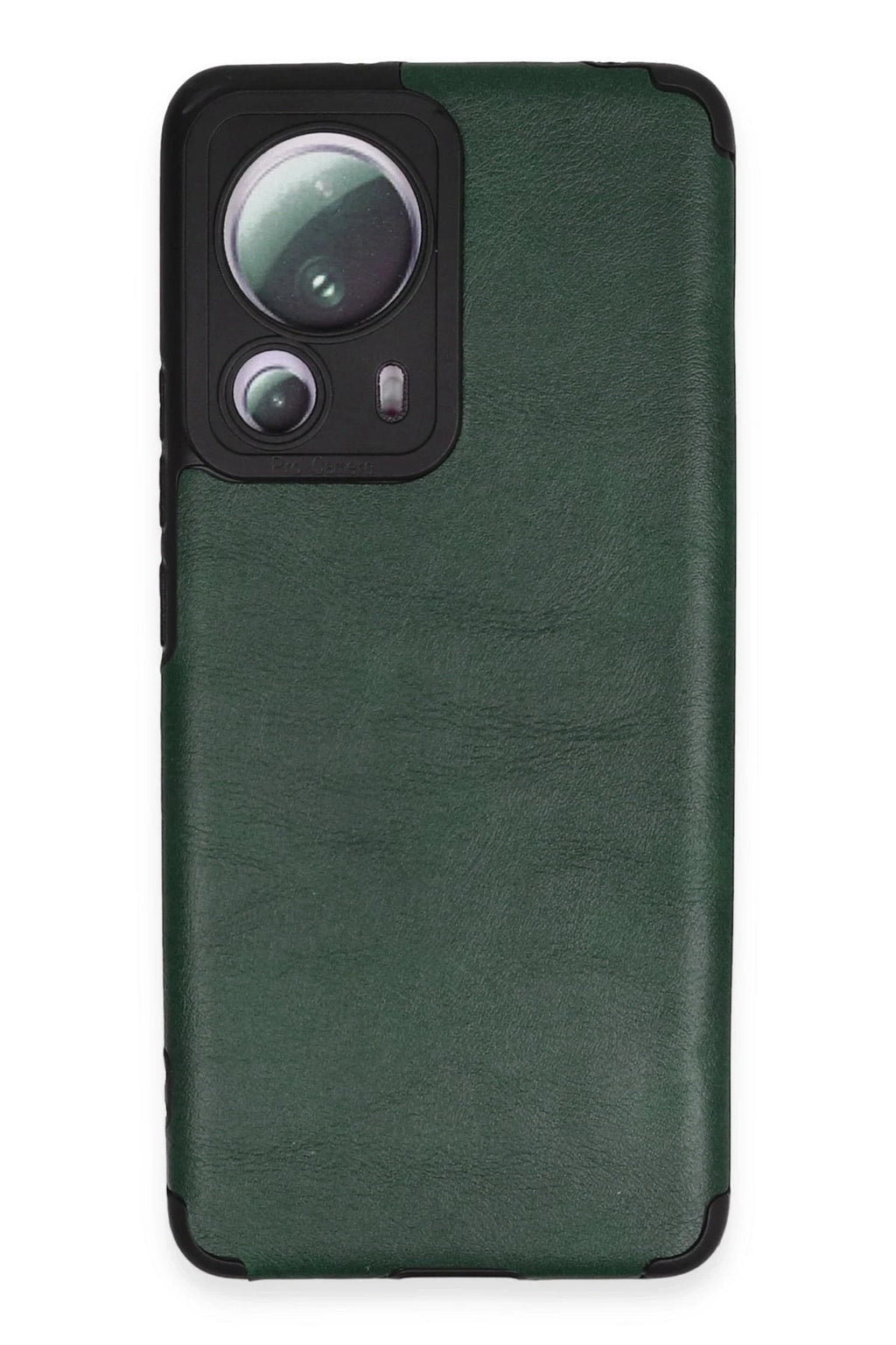 Mey İthalat® Mi 13 Lite Kılıf Loop Deri Silikon - Yeşil