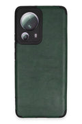 Mey İthalat® Mi 13 Lite Kılıf Loop Deri Silikon - Yeşil