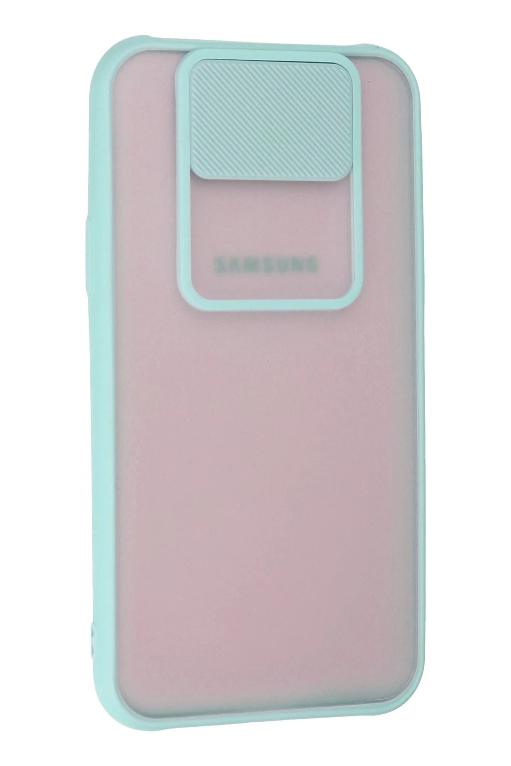 Mey İthalat® Samsung Galaxy J7 Kılıf Palm Buzlu Kamera Sürgülü Silikon - Turkuaz