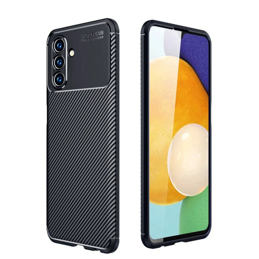 Mey İthalat® Samsung Galaxy A36 Kılıf Auto Focus Karbon Kapak - Siyah