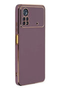 Mey İthalat® Poco X4 Pro 5G Kılıf Volet Silikon - Mor
