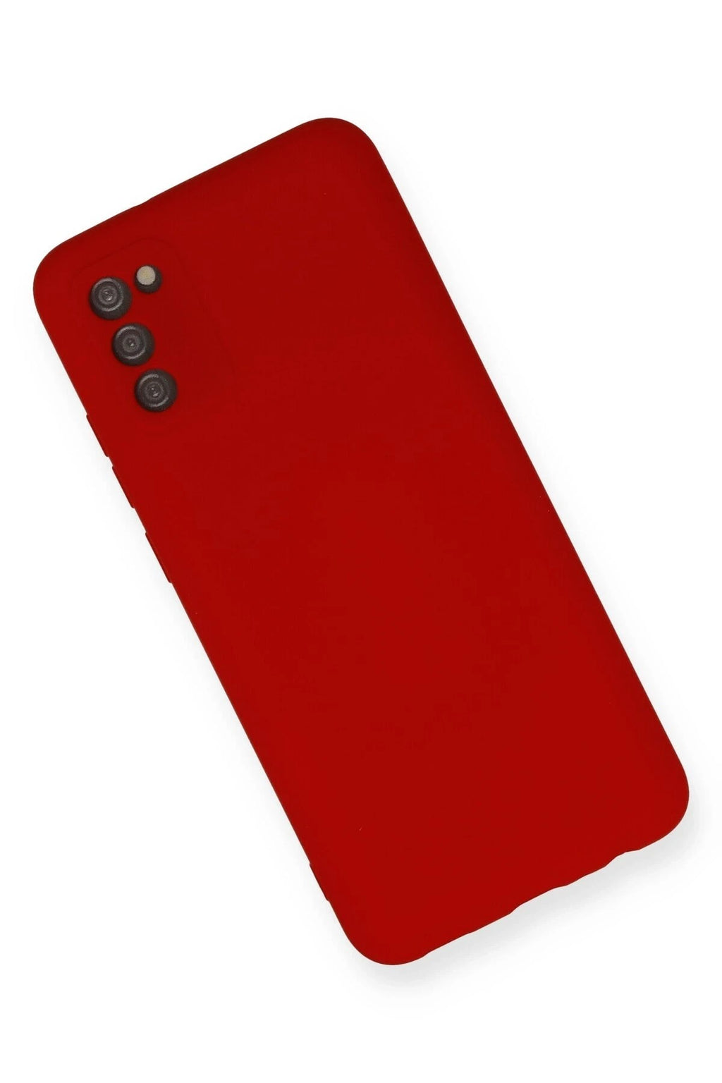 Mey İthalat® Samsung Galaxy A03S Kılıf Nano içi Kadife Silikon - Kırmızı