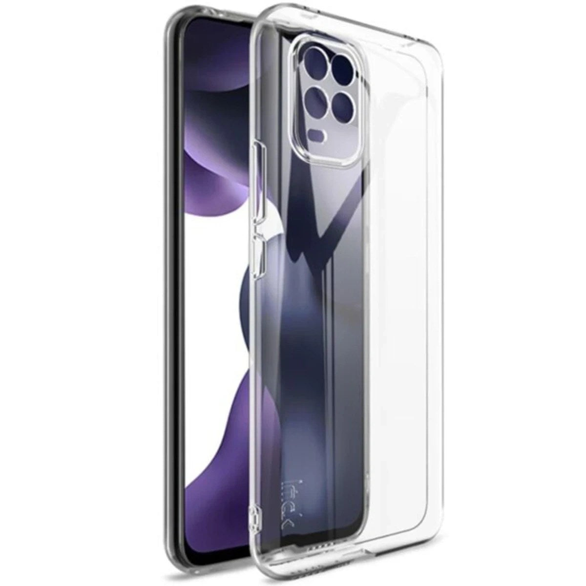 Mey İthalat® Mi 10 Lite Kılıf Lüx Şeffaf Silikon - Şeffaf