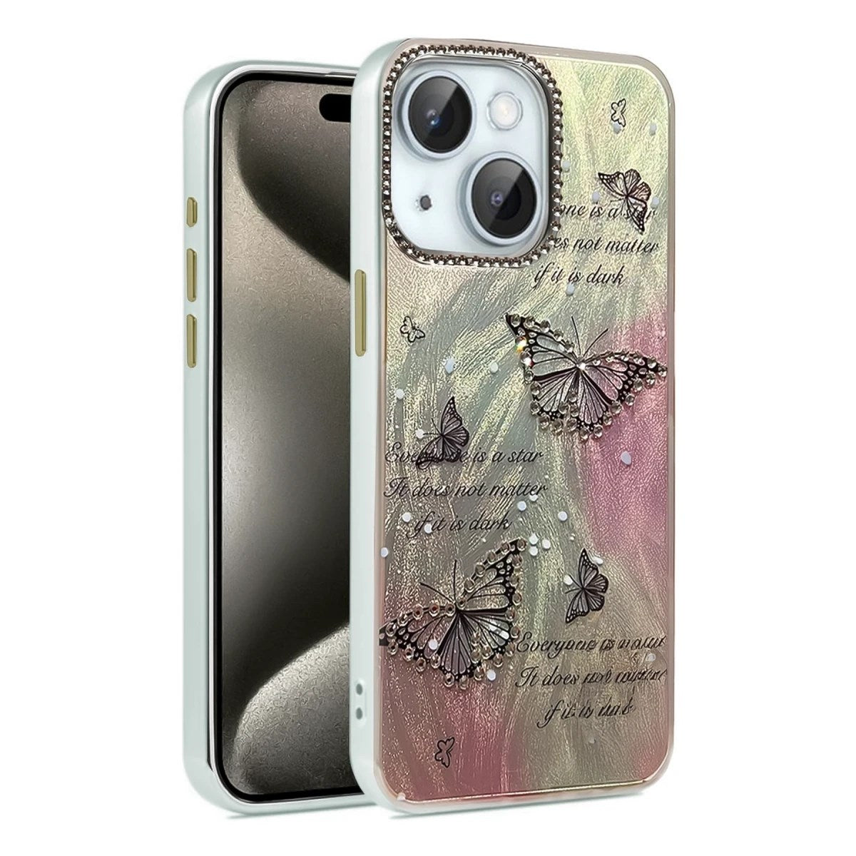 Mey İthalat® iPhone 14 Kılıf Blade Aynalı Desenli Kapak - Desen 6