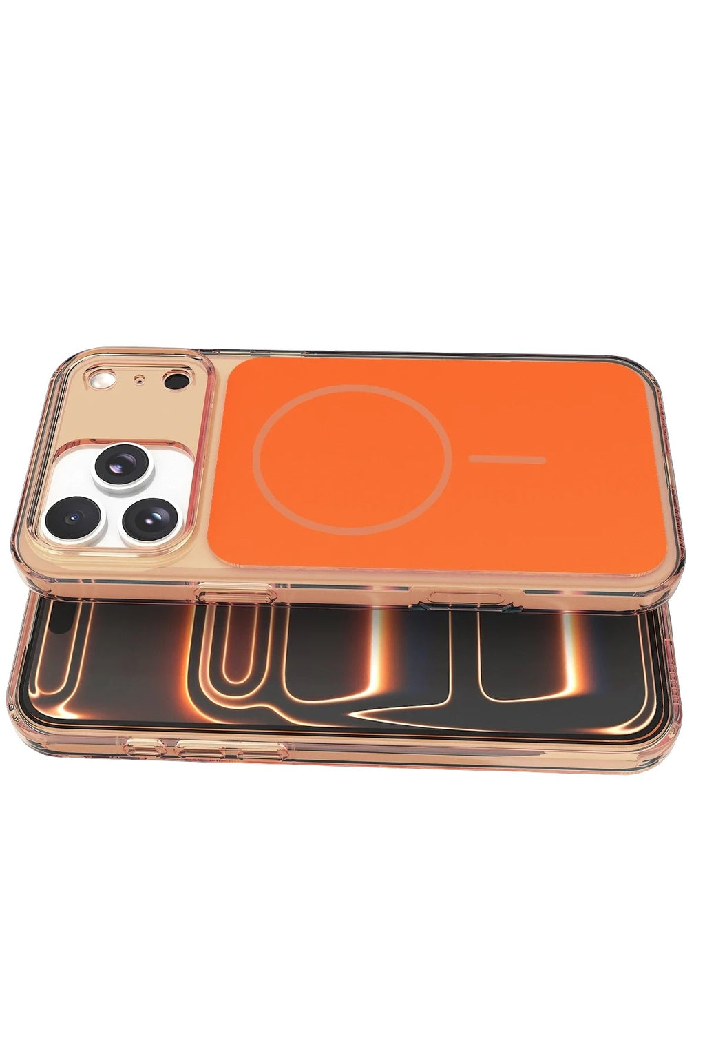 Mey İthalat® iPhone 17 Pro Max Bruma Magsafe Kapak - Turuncu