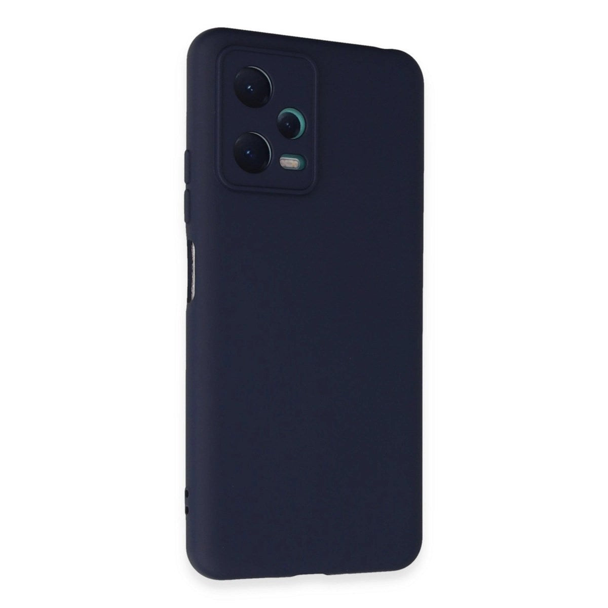 Mey İthalat® Redmi Note 12 5G Kılıf Nano içi Kadife Silikon - Lacivert