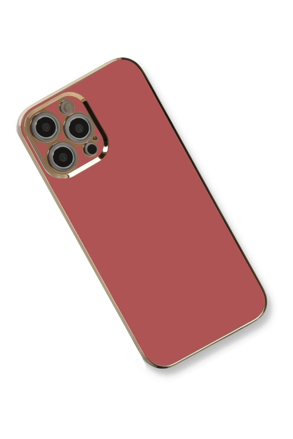 Mey İthalat® iPhone 12 Pro Max Kılıf Volet Silikon - Kırmızı