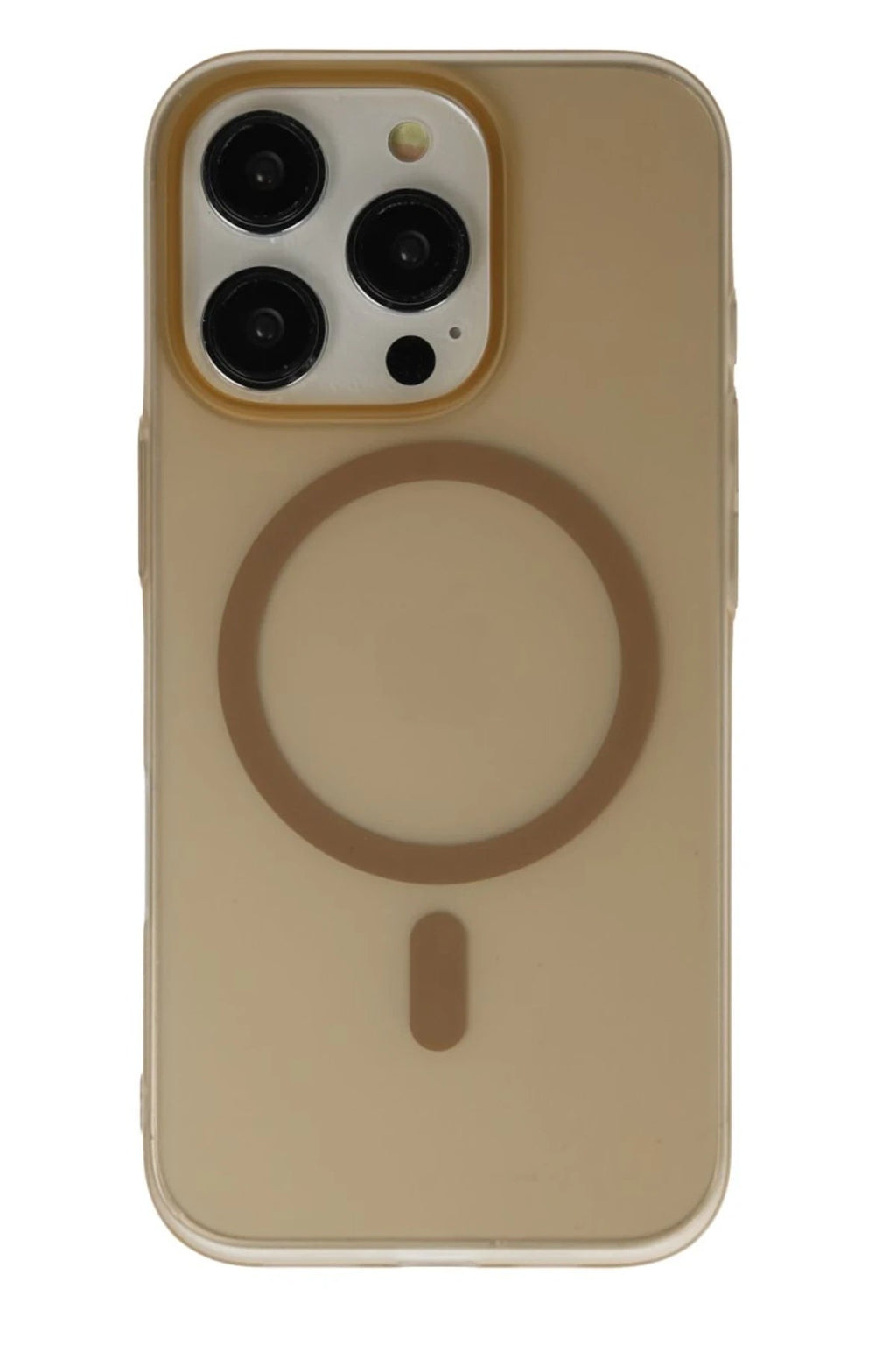 Mey İthalat® iPhone 16 Pro Max Tuna PC Slim Magsafe Kapak - Çöl Titanyum