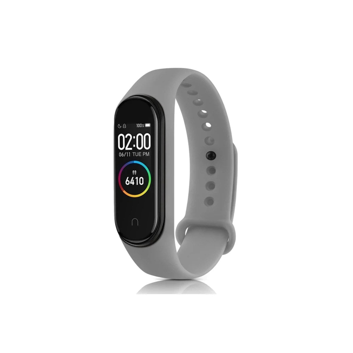 Mey İthalat® Mi Band 7 Klasik Kordon - Açık Gri