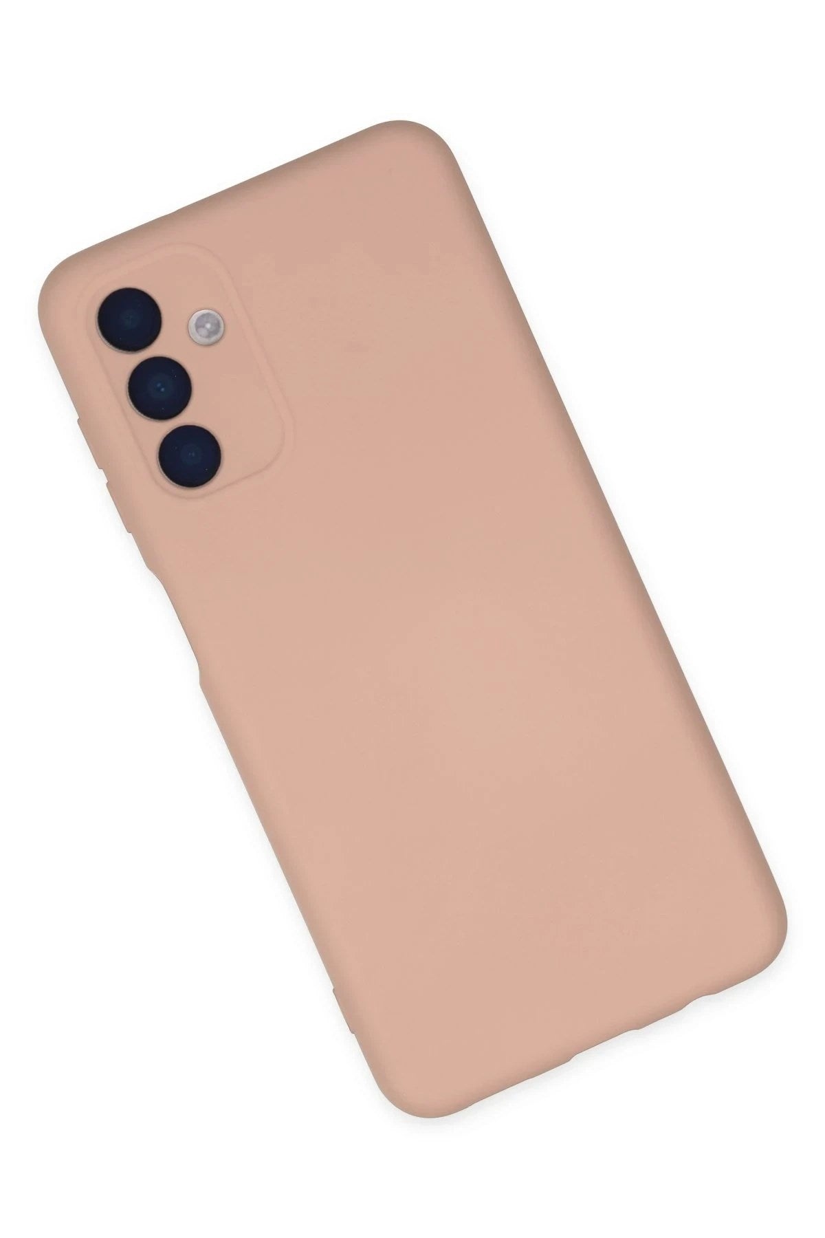 Mey İthalat® Samsung Galaxy A04S Kılıf Nano içi Kadife Silikon - Pudra