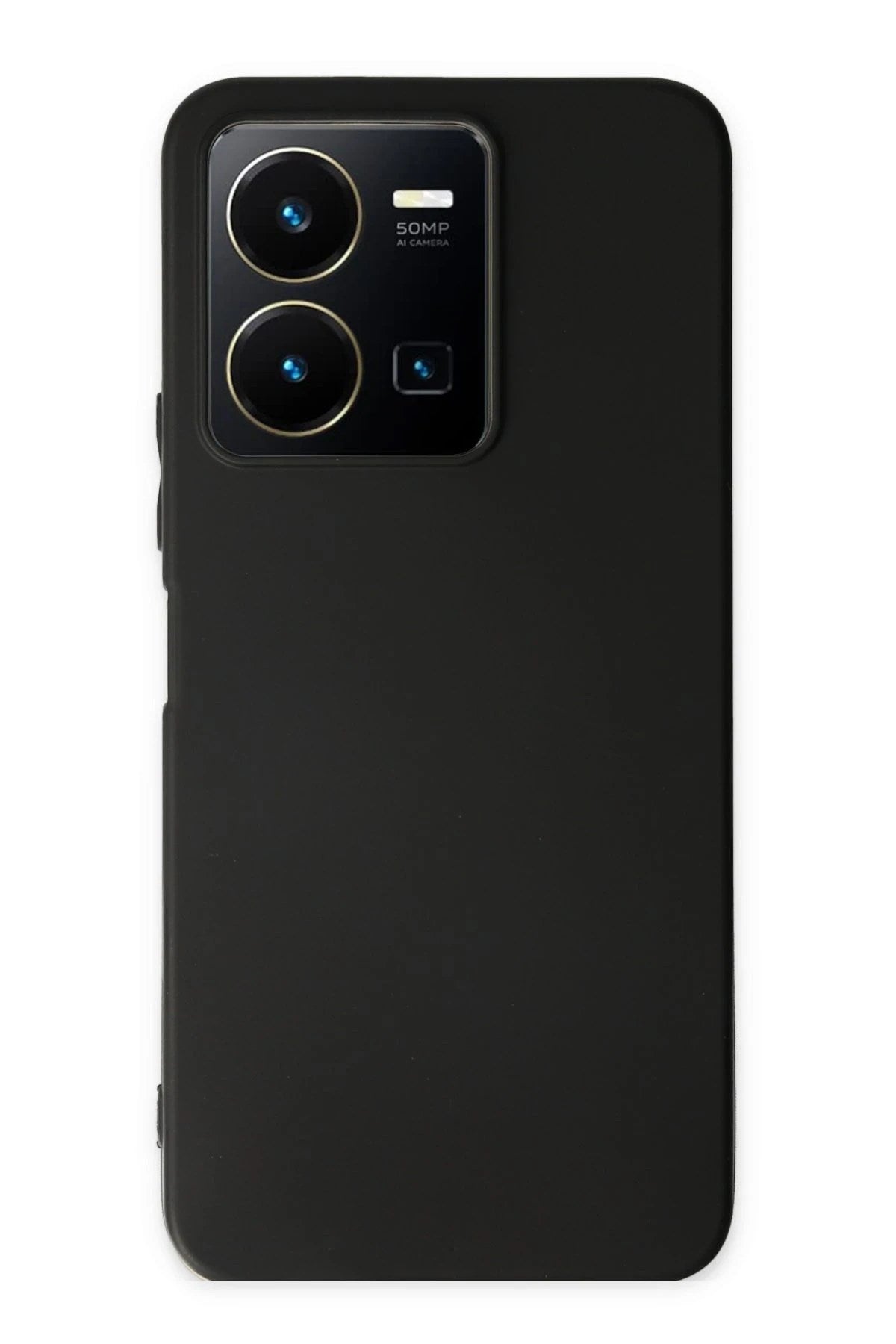 Mey İthalat® Vivo Y35 Kılıf First Silikon - Siyah