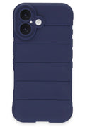 Mey İthalat® iPhone 16 Kılıf Optimum Silikon - Lacivert