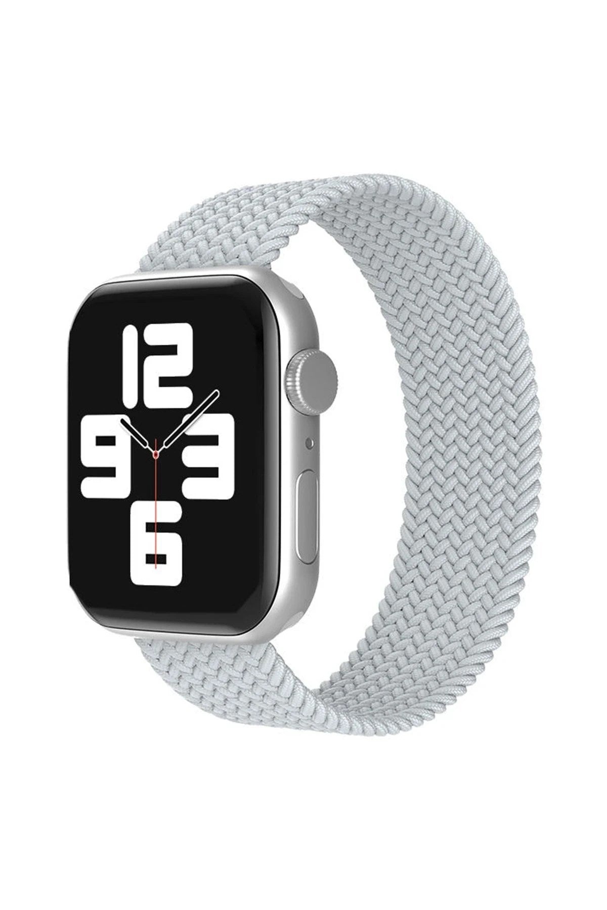 Mey İthalat® Watch 38mm Ayarlı Solo Silikon Kordon - Beyaz