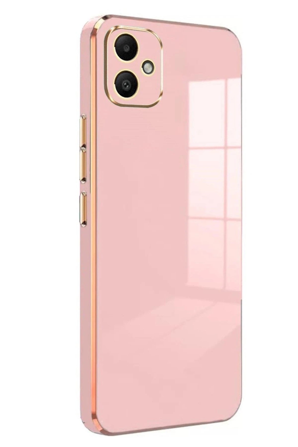 Mey İthalat® Samsung Galaxy A05 Kılıf Volet Silikon - Pembe