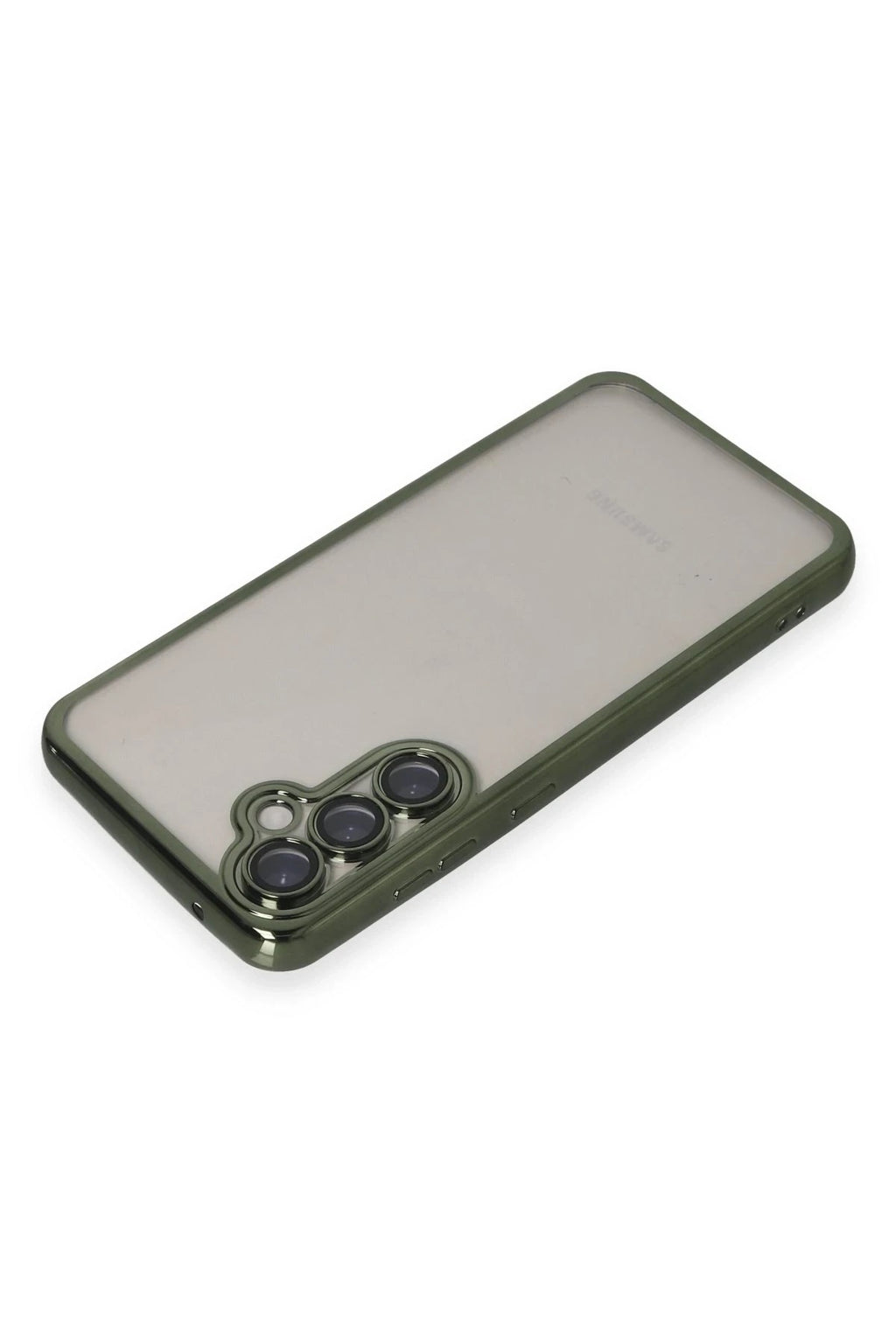 Mey İthalat® Samsung Galaxy S23 FE Kılıf Lensli Silikon - Yeşil