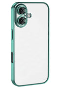Mey İthalat® iPhone 16 Kılıf Lensli Silikon - Turkuaz