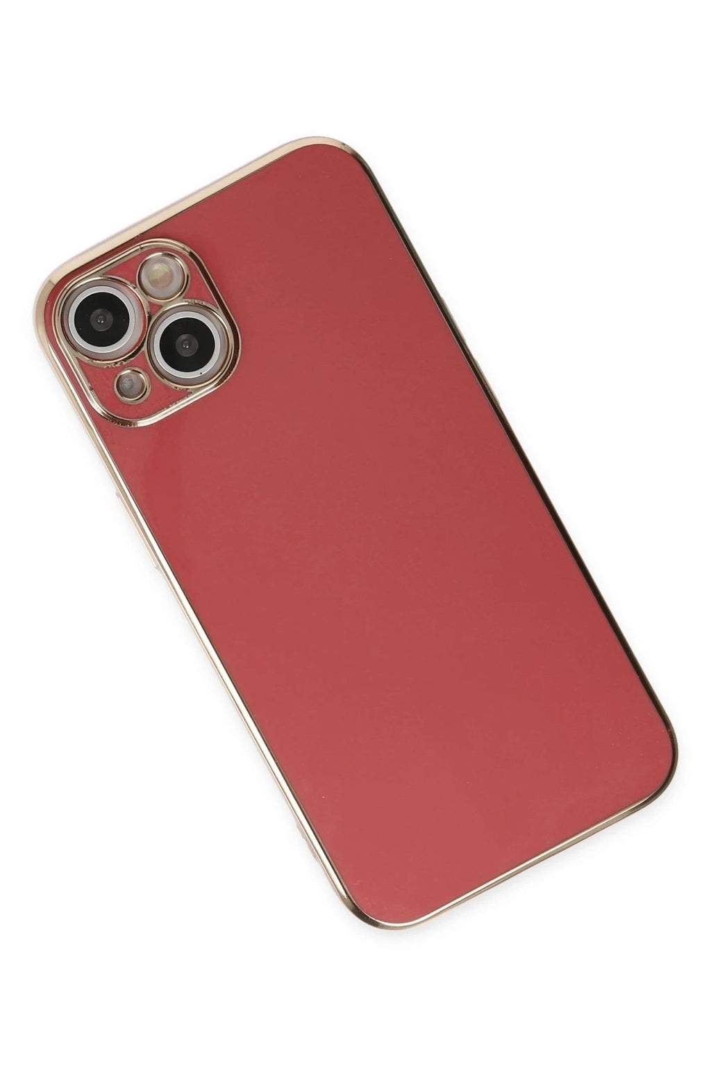 Mey İthalat® iPhone 14 Kılıf Volet Silikon - Kırmızı