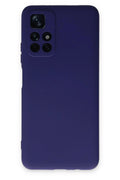 Mey İthalat® Redmi Note 11T Kılıf Nano içi Kadife Silikon - Mor