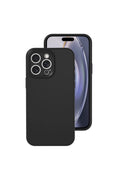 Mey İthalat® iPhone 16 Pro Kılıf Nano içi Kadife Silikon - Siyah