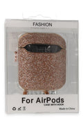 Mey İthalat® Airpods 2 (2.nesil) Spell Simli Kılıf - Rose Gold