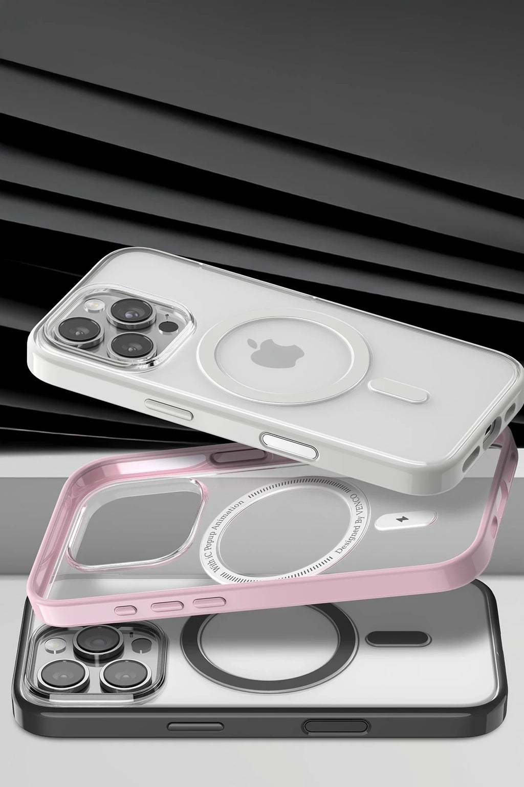 Mey İthalat® iPhone 16 Pro Max Joly Magsafe Kapak - Siyah