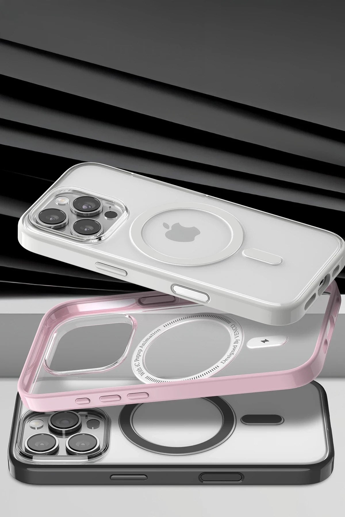 Mey İthalat® iPhone 16 Pro Max Joly Magsafe Kapak - Siyah