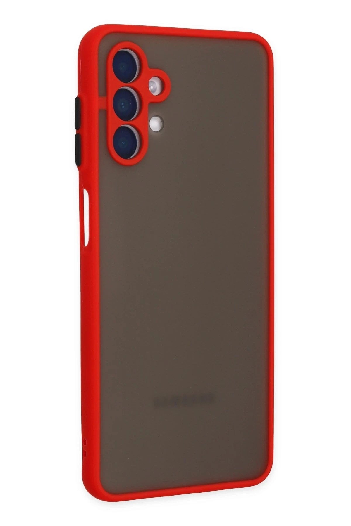 Mey İthalat® Samsung Galaxy A04S Kılıf Montreal Silikon Kapak - Kırmızı