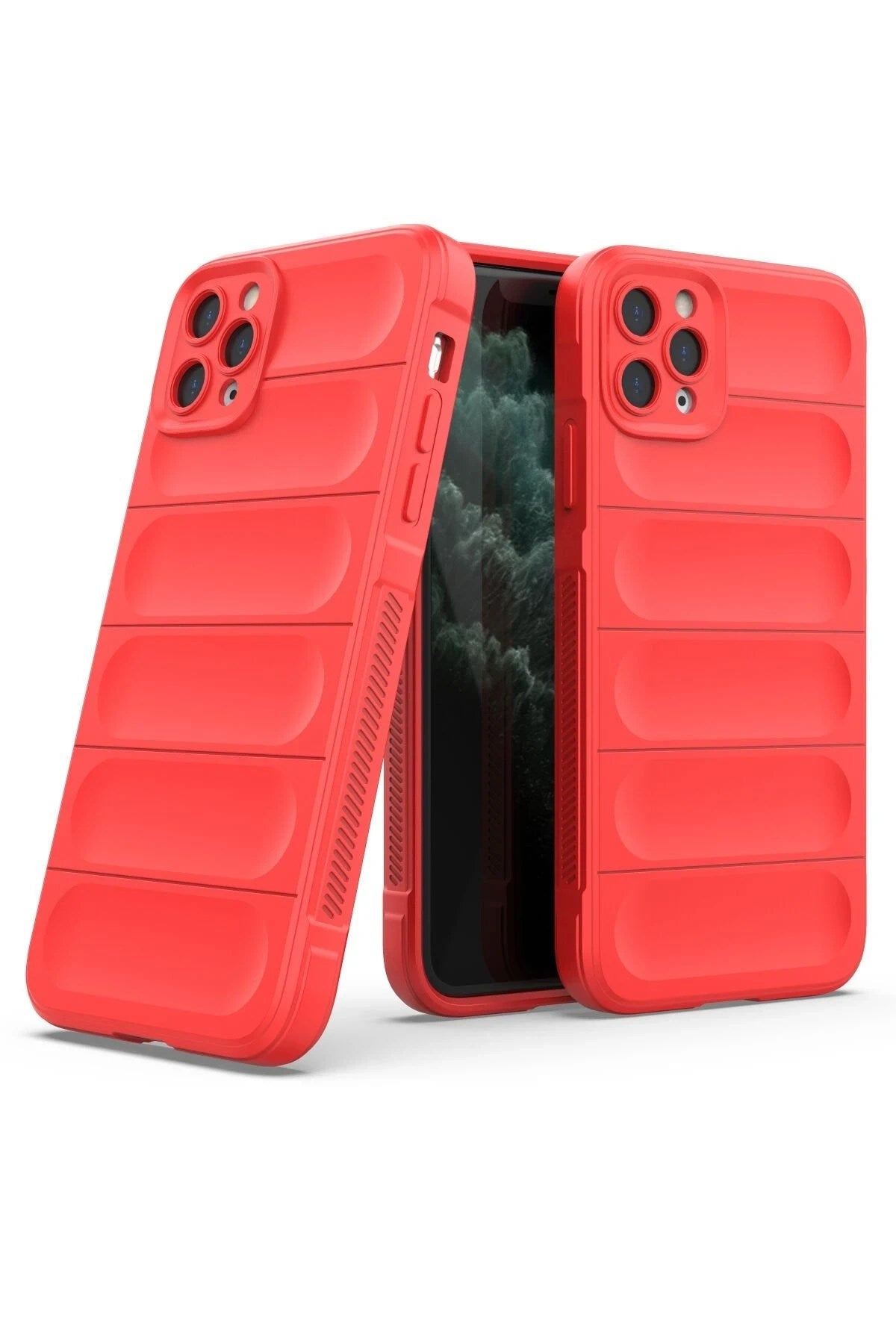 Mey İthalat® iPhone 11 Pro Kılıf Optimum Silikon - Kırmızı