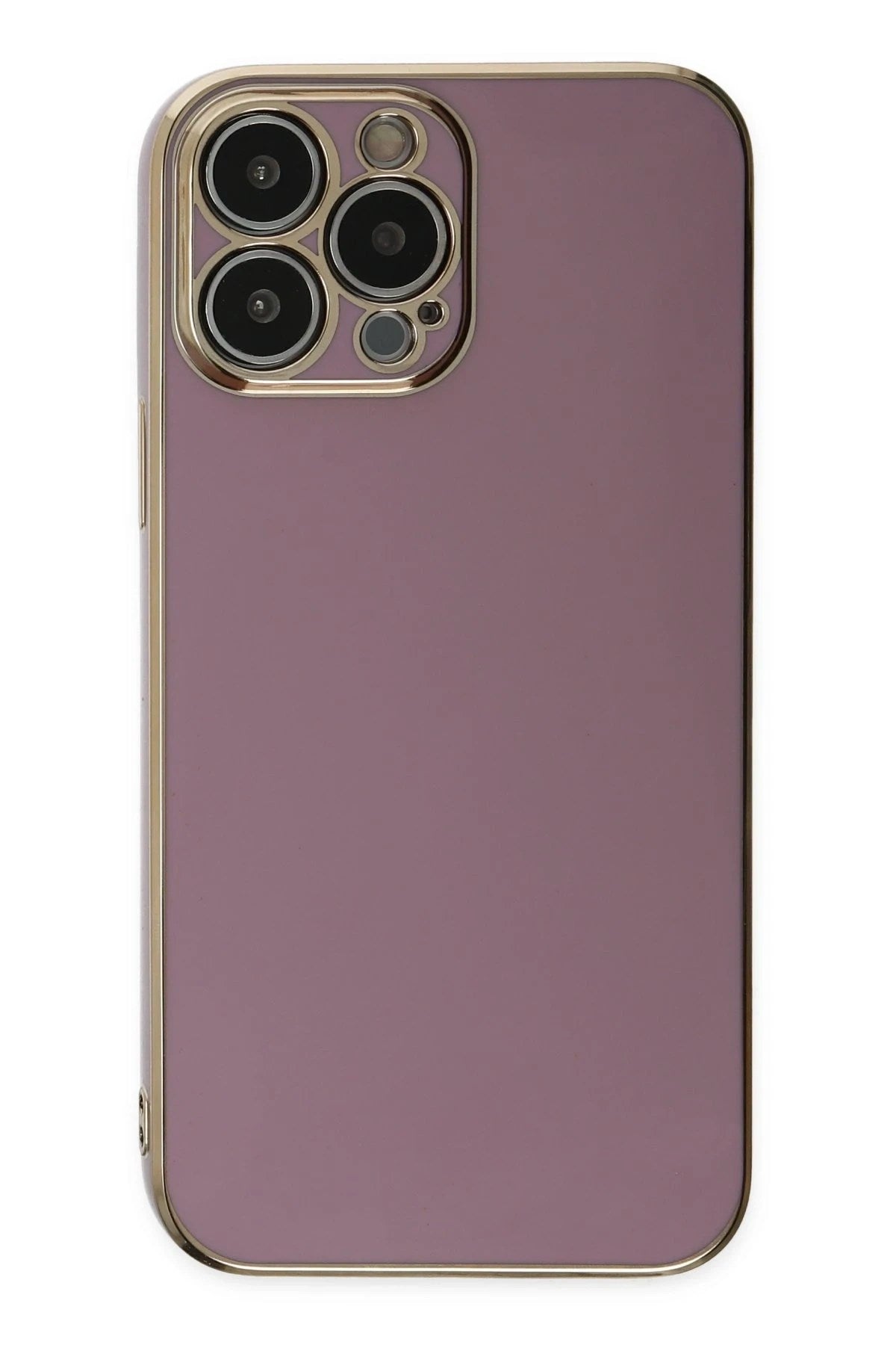 Mey İthalat® iPhone 15 Pro Max Kılıf Volet Silikon - Mor