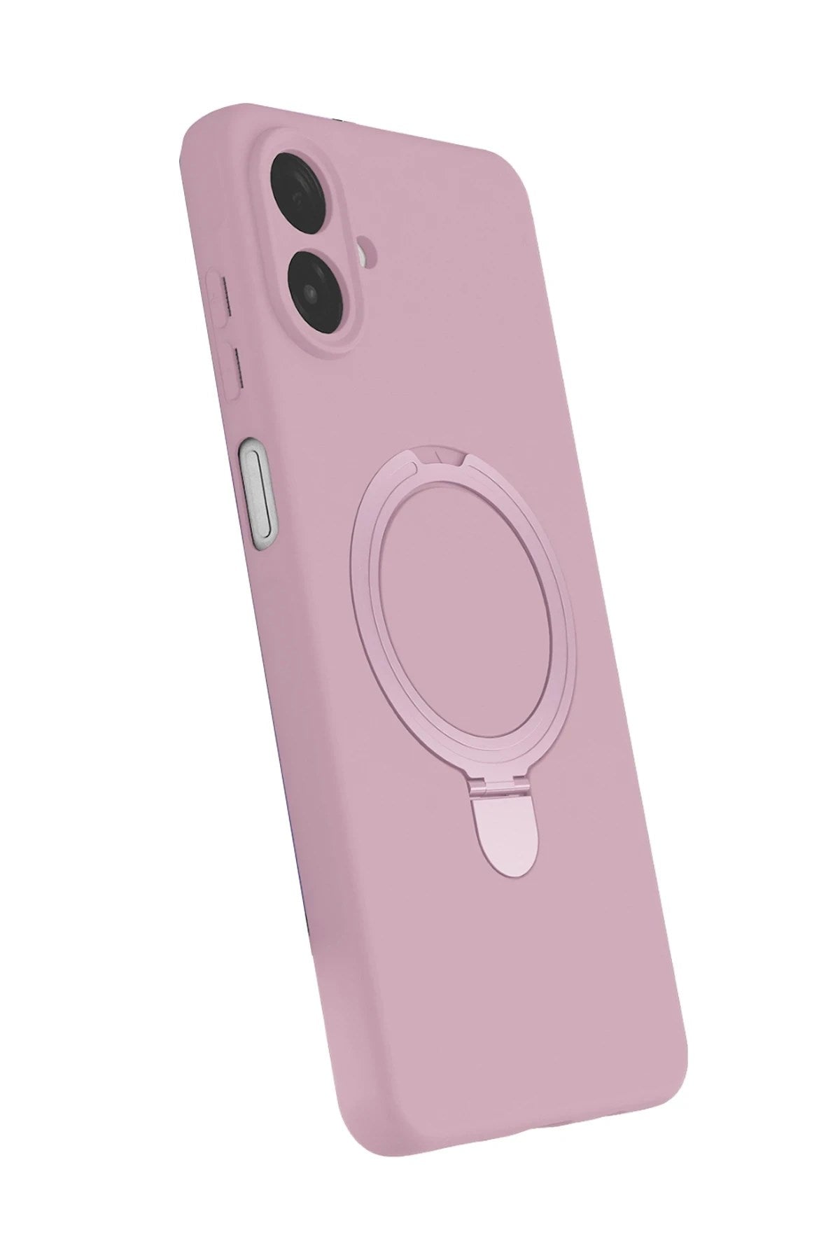 Mey İthalat® Samsung Galaxy A07 4G Regal Magsafe Standlı Kapak - Açık Pembe