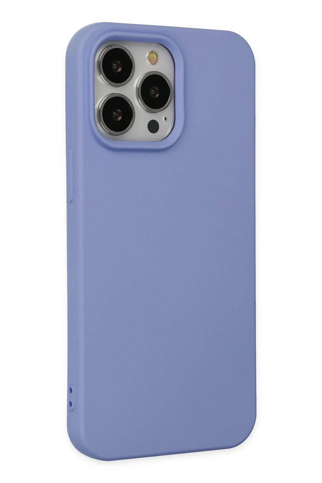 Mey İthalat® iPhone 14 Pro Max Kılıf Nano içi Kadife Silikon - Lila